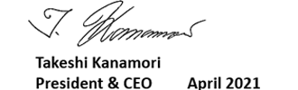 Yuji Kozai President & CEO March 2019